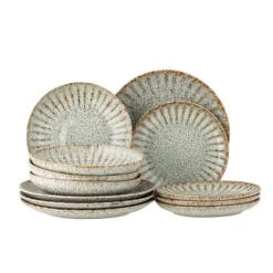 Fleur servies set van 12 stuks - 82068691