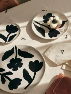 Flora borden Ø26cm set van 4 stuks - 14533559