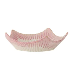 Floral schaal roze - 82062600