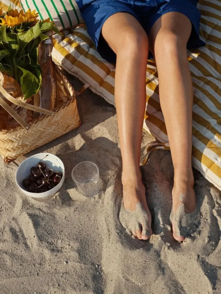 Franca strandkussen geel - 71210301