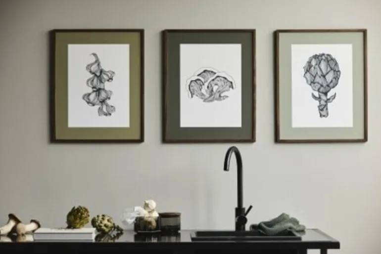 Fungi illustration - donker eiken