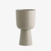 Galoa bloempot L beige - 8827
