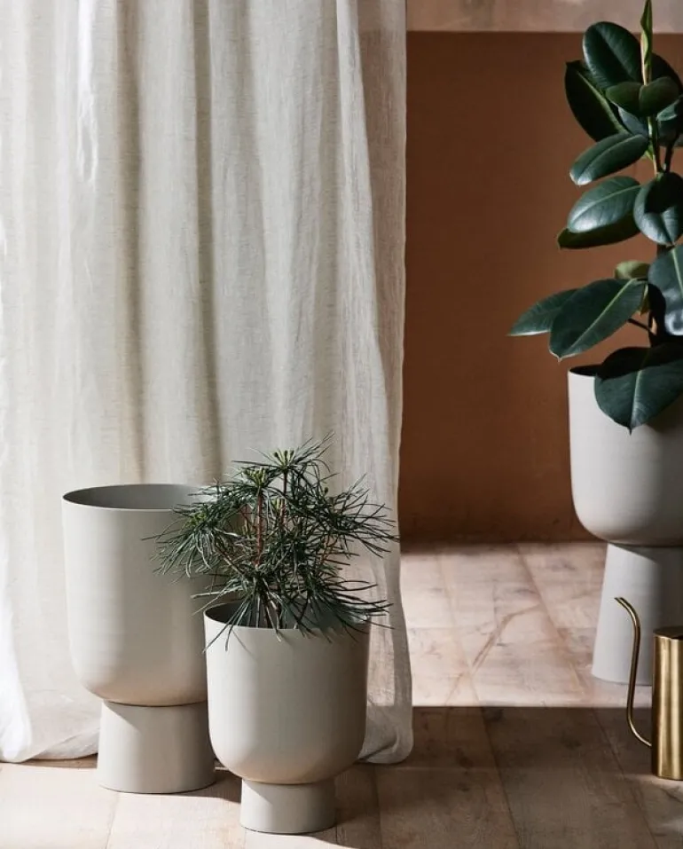 Galoa bloempot M beige - 8828