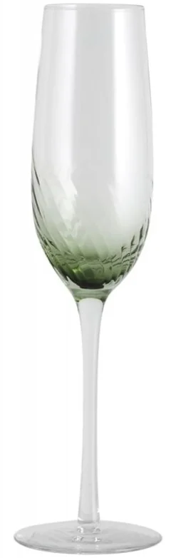 Garo champagne glazen groen - set van 8 stuks