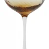 Garo cocktail glazen amber - set van 8 stuks
