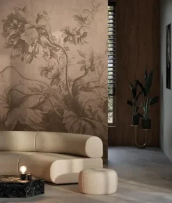 Gradient Flowers behang FU-032 - 389,6x280cm nude