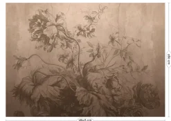 Gradient Flowers behang FU-032 - 389,6x280cm nude