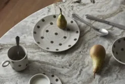 Grainy borden S zand/groen set van 4 stuks - 57038