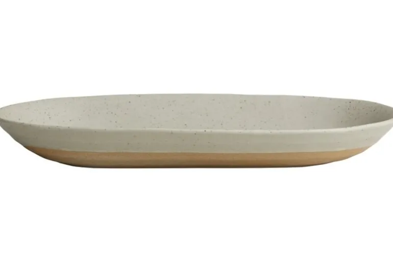 Grainy serveerschaal - zand