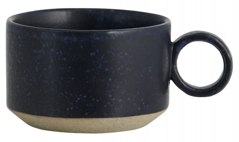 Grainy thee mokken donkerblauw - set van 4 stuks