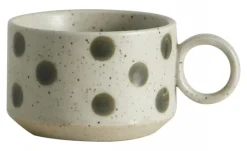 Grainy theemokken zand/groen set van 4 stuks - 57037