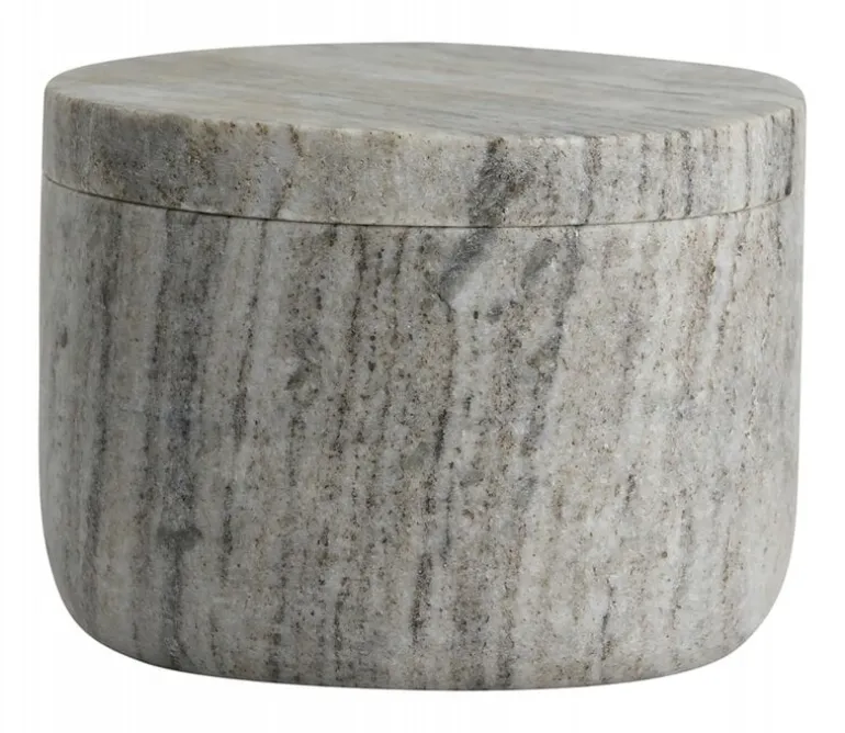 Grina pot small - bruin marmer