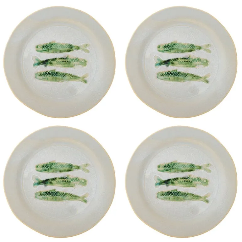 Hadden borden groen Ø27cm set van 4 stuks - 82072545