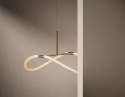 Halo215 hanglamp brass - GP2061-B