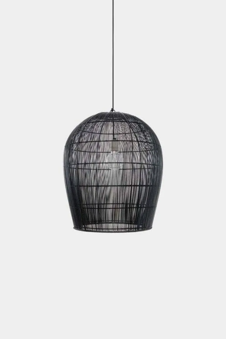 Hanglamp Buri bulb zwart ø54cm