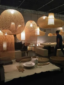 Hanglamp Cap large bamboe ø48cm