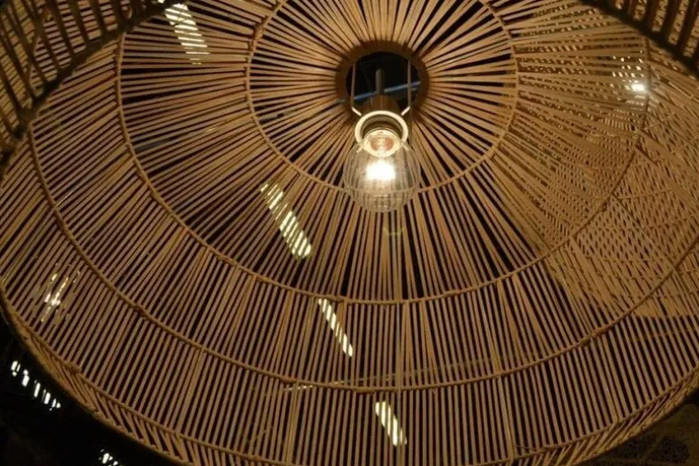 Hanglamp Nama 2 natural rotan ø58cm