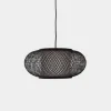 Hanglamp Twiggy AL bruin bamboe ø40cm