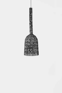 Hanglamp Umut 2 zwart rotan ø30cm