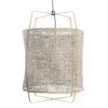 Hanglamp Z2 blond bamboe grijs karton ø67x100cm