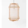 Hanglamp Z2 blond sisal net tea dyed ø67x100cm