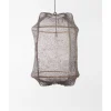 Hanglamp Z2 blond sisal net grijs ø67x100cm