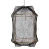 Hanglamp Z2 blond sisal net zwart ø67x100cm