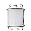 Hanglamp Z5 wit katoen ø42x57cm