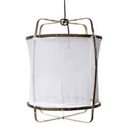 Hanglamp Z5 wit katoen ø42x57cm