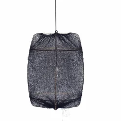 Hanglamp Z1 zwart sisal net ø67x100cm