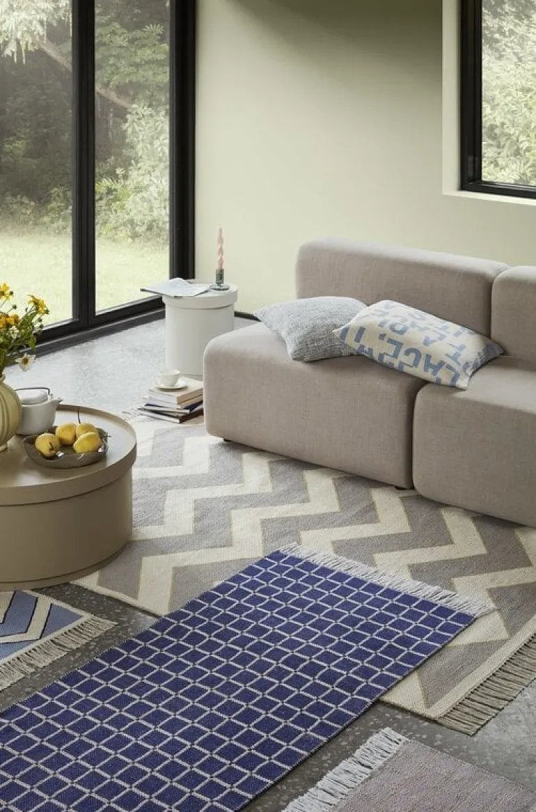 Henny vloerkleed blauw 140x200cm - 70070335