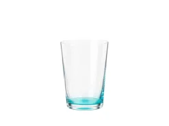Hue glazen 30cl turquoise set van 6 stuks - 14496253