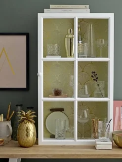 Ijsemmer ananas goud Ø13xH24 cm