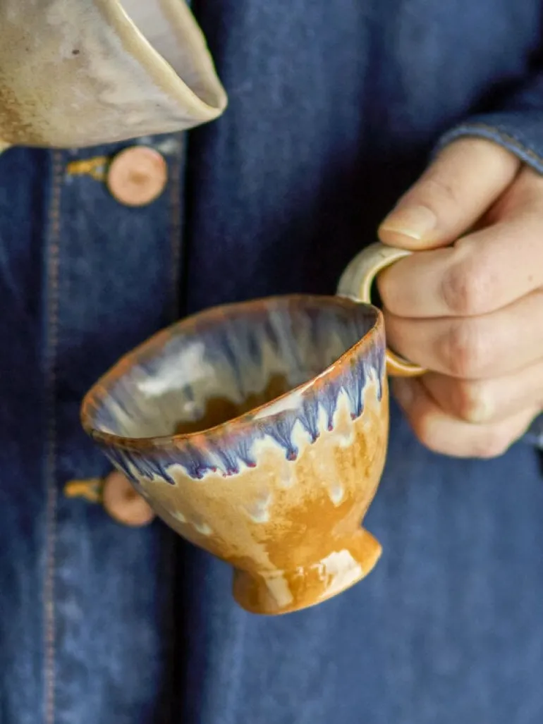 Imogen kopjes blauw set van 6 stuks - 82061487