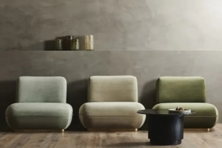 Iseo lounge stoel - mintgroen