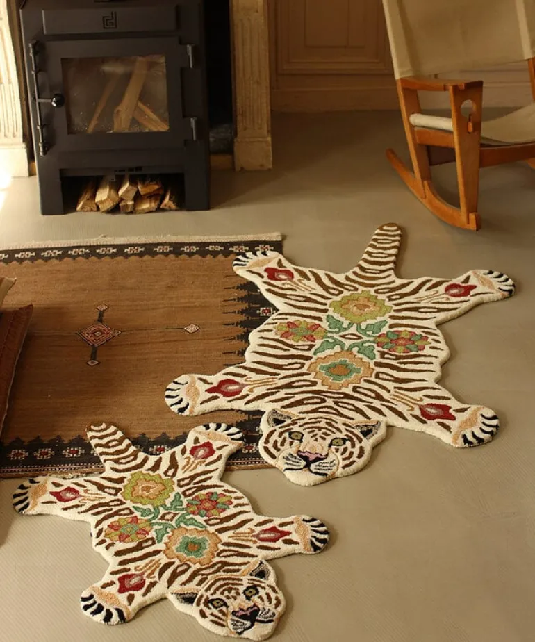 Jill tiger vloerkleed L - 1.45.10.142.020.4