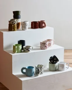 Jose mokken splash rood set van 6 stuks