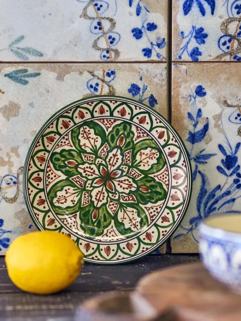 Karlie borden Ø19cm groen set van 6 stuks - 82068284