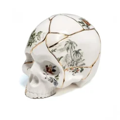 Kintsugi Skull decoratie object - 09943