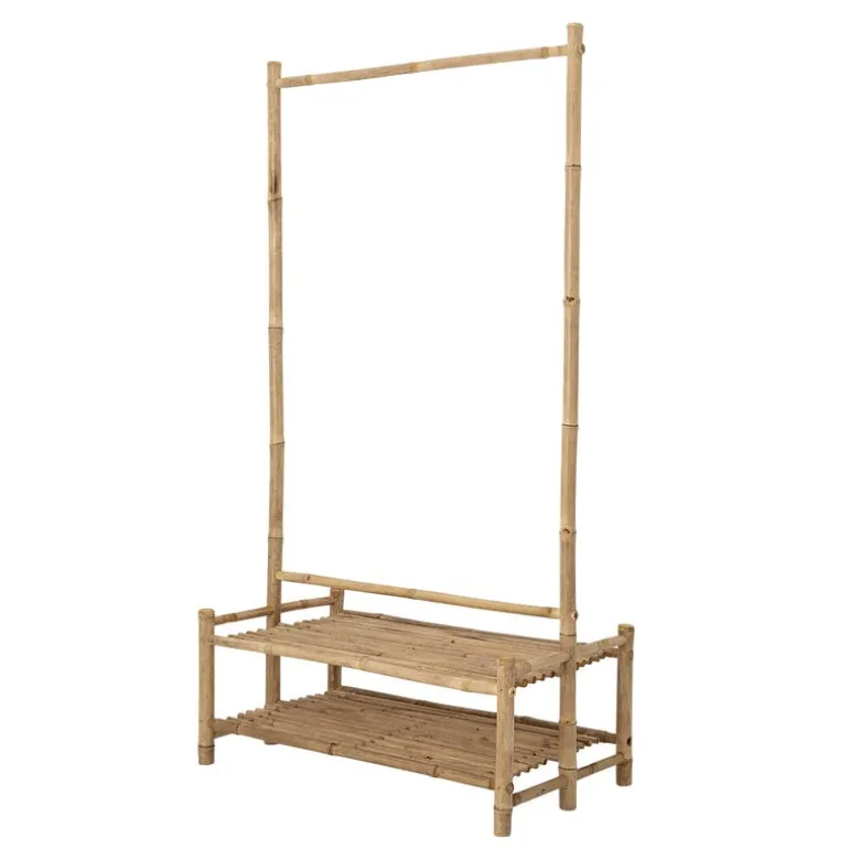 Kledingrek bamboe - naturel