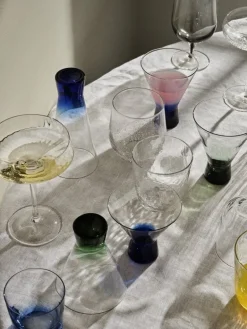 Konus cocktailglazen 10cl groen set van 6 stuks - 14496264