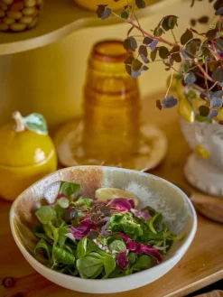 Lacey schalen geel set van 4 stuks - 82072536