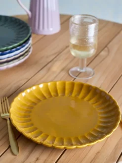 Latina borden Ø27cm geel set van 6 stuks - 82061938