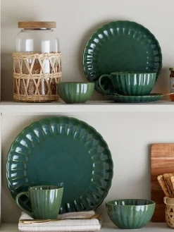 Latina borden Ø27cm groen set van 6 stuks - 82061941