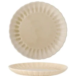 Latina borden Ø27cm naturel set van 6 stuks - 82061937