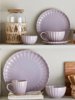 Latina borden Ø27cm roze set van 6 stuks - 82061939