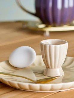 Latina eierdoppen naturel set van 6 stuks - 82061921