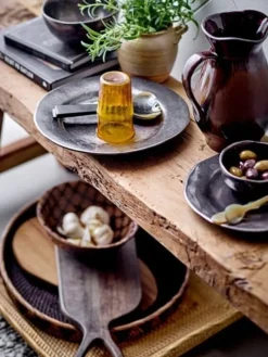 Linne borden Ø16,5cm set van 6 stuks - 82055875