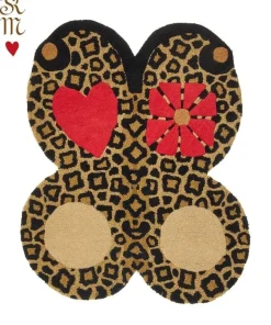 Loony leopard butterfly vloerkleed L - 1.45.10.125.099.5