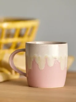 Louisa mokken roze set van 6 stuks - 82060551